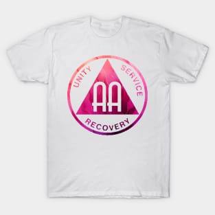 Alcoholics Anonymous Recovery Sober - Sober Since - AA Tribute - aa Alcohol - Recovery Tribute - sober aa sobriety addiction recovery narcotics anonymous addiction drugs mental health T-Shirt